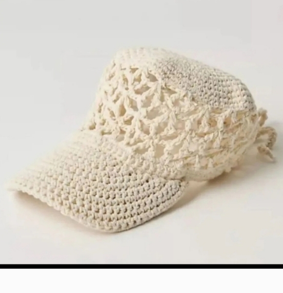 Free People Accessories - Free People Silvie Crochet Baseball Hat